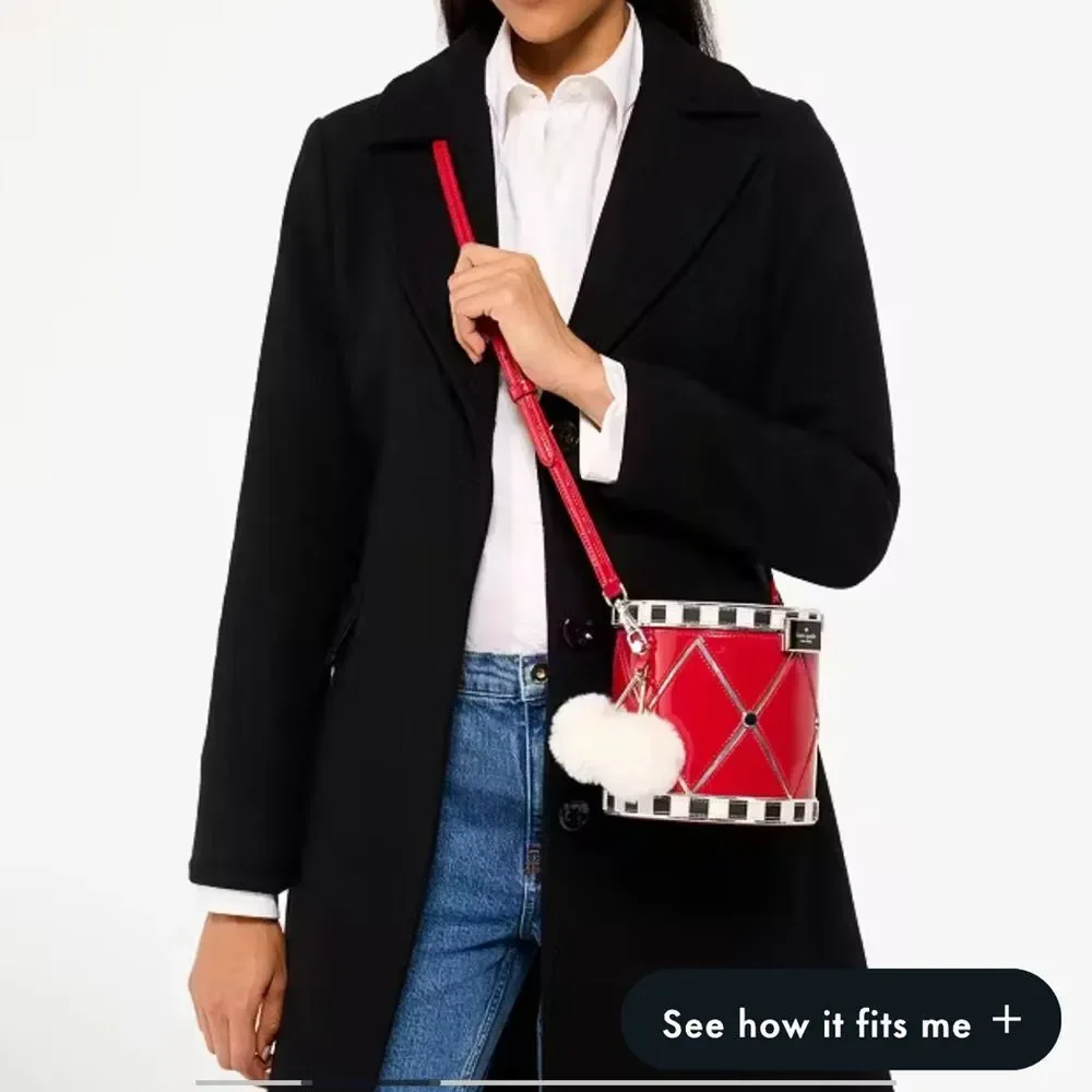 NWT Kate Spade Oh What Fun Toy Store 3D Drum Crossbody